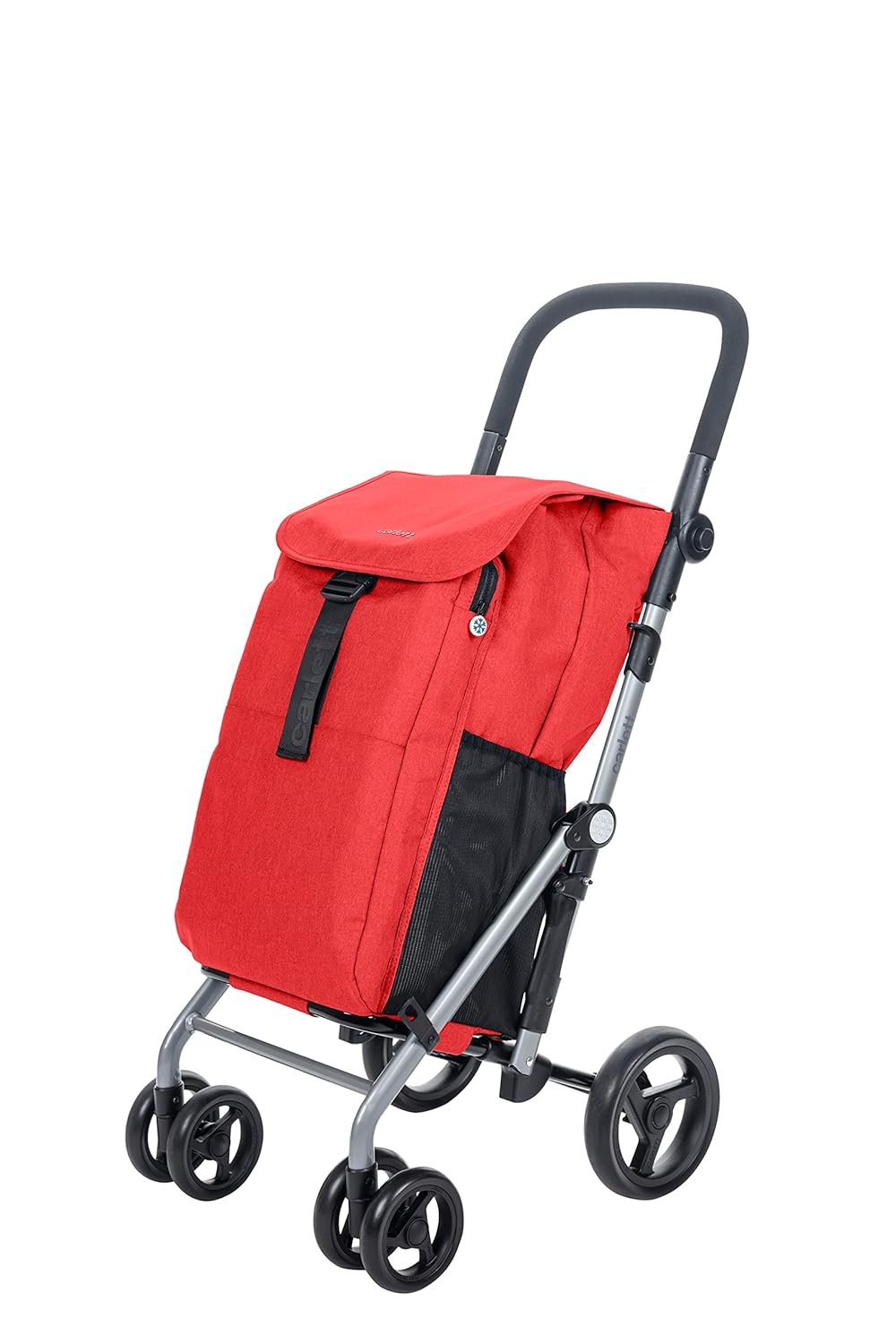 Einkaufstrolley Classic Duo Lett430 mit 4 Rädern und Bremse, Rot CLASSIC duo