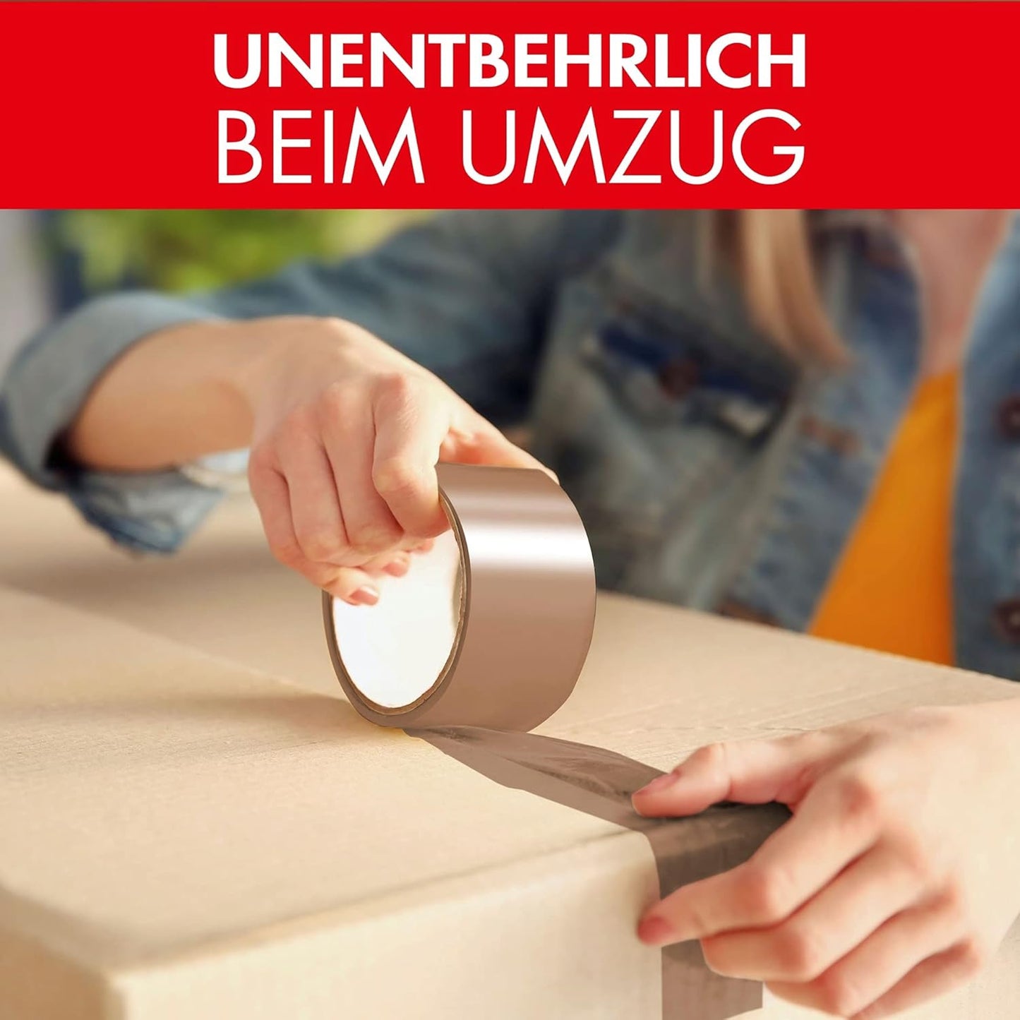 12er-Set Paketklebeband, 12 Rollen Braun