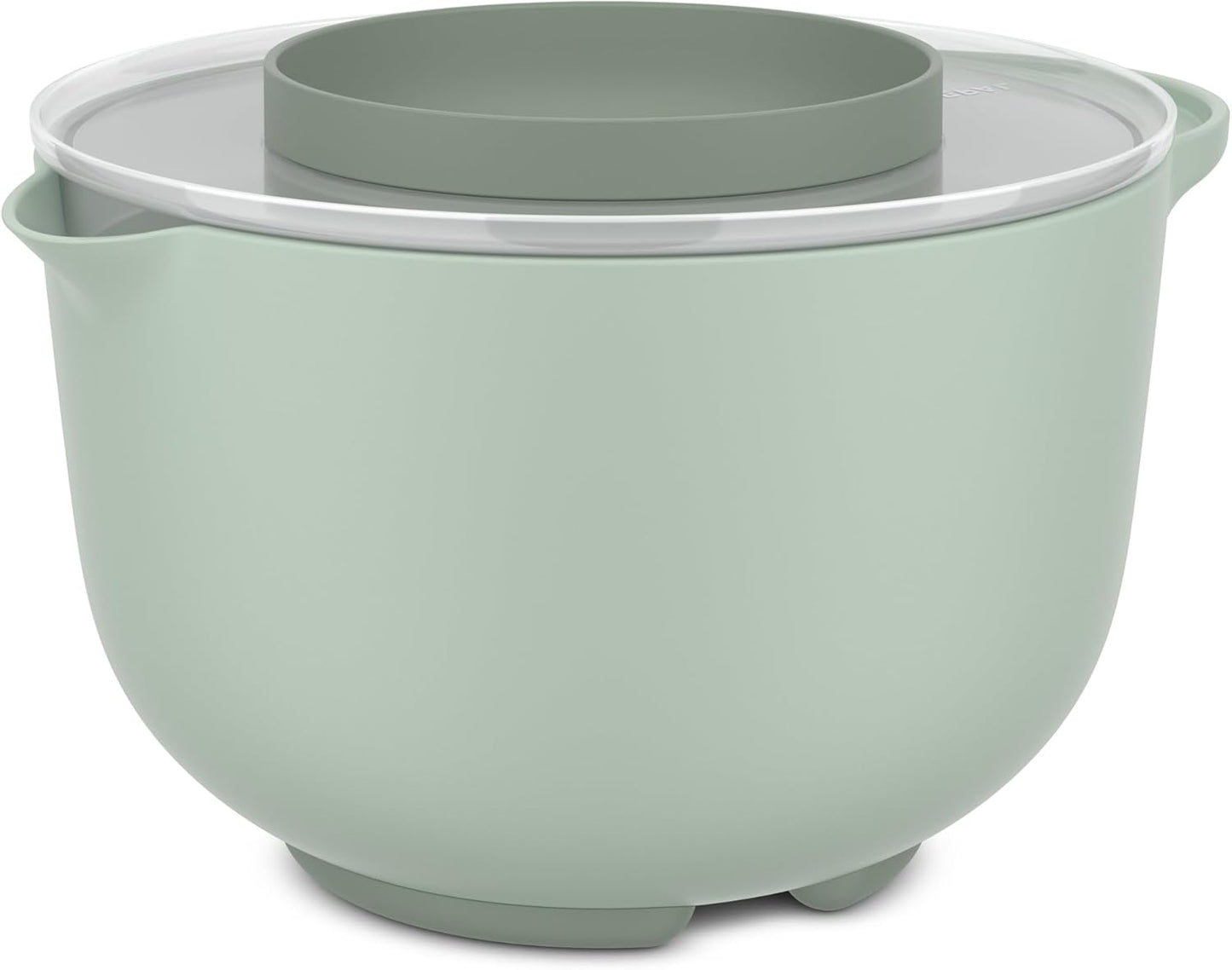Rührschüssel mit Deckel und Anti-Rutsch Boden (3000 ml), Nordic Sage Rührschüssel mit Deckel 3000 ml