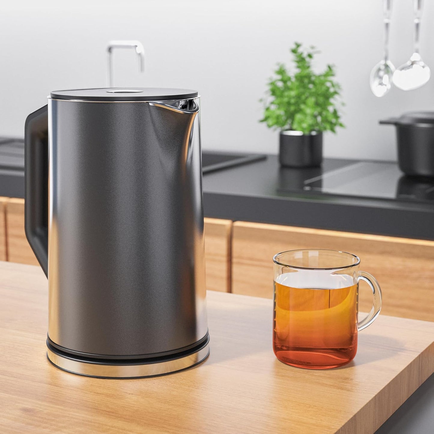 Wasserkocher Elegant mit Temperatureinstellung, G: Pearl Grey, 1.5 Liter
