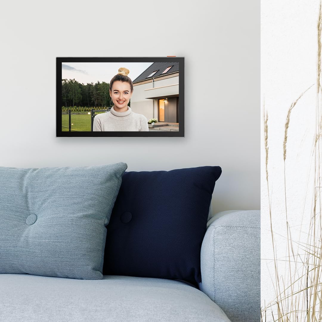 HP5 WLAN Video-Türsprechanlage mit 7-Zoll-Touchscreen, Black