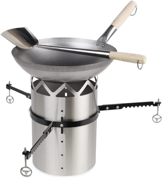 Wok Grilleinsatz-Set 10120 für Kugelgrills, für 60cm Kugelgrills