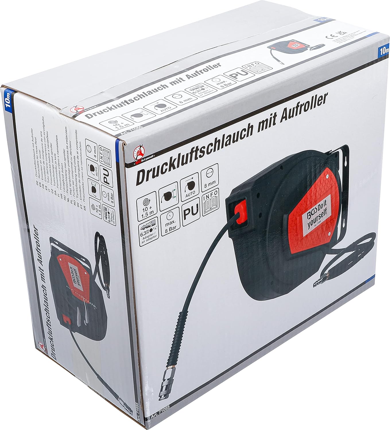 Automatischer Druckluftschlauch-Aufroller