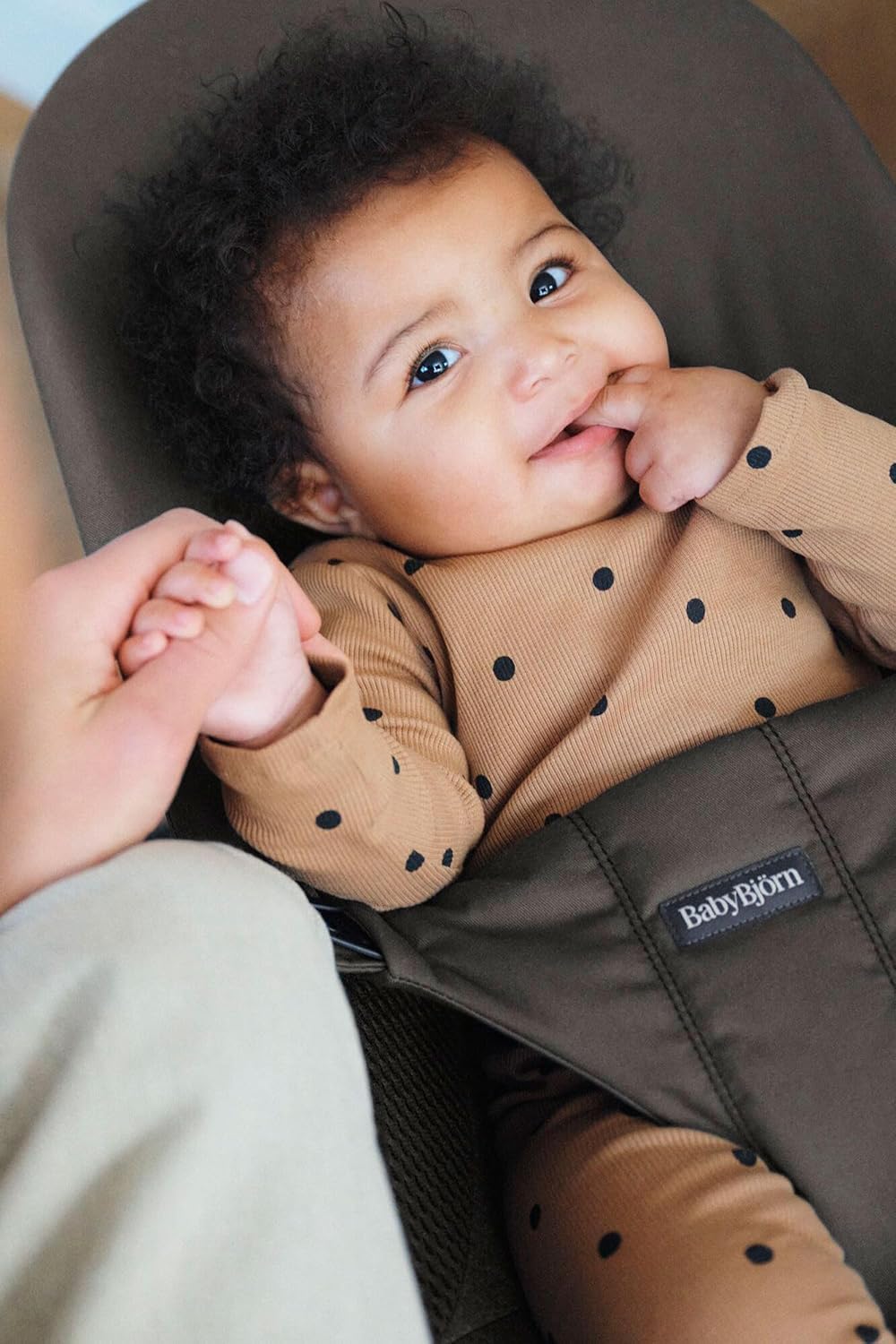 Balance Soft Baby-Hängematte, Stoff / Jersey Dunkelgrau