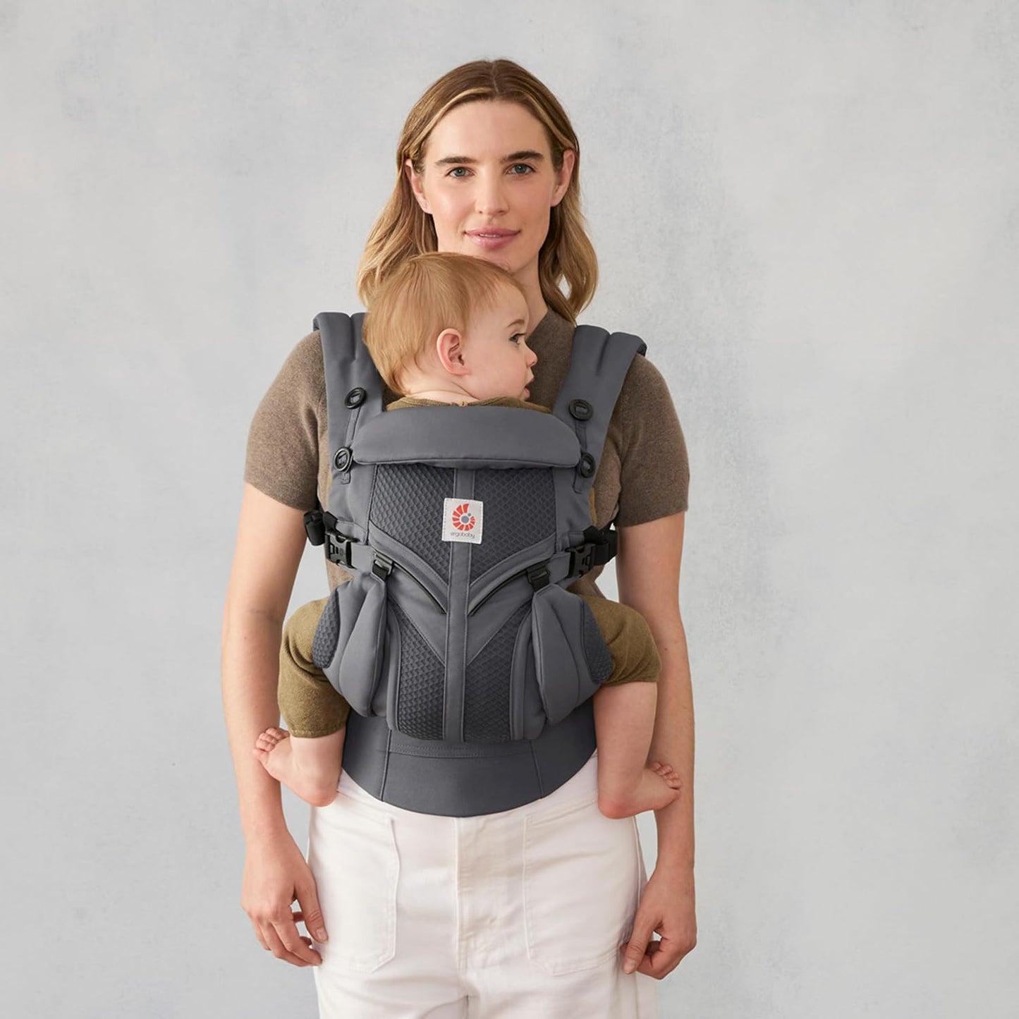 Omni Classic Babytrage, Mesh Anthrazitgrau
