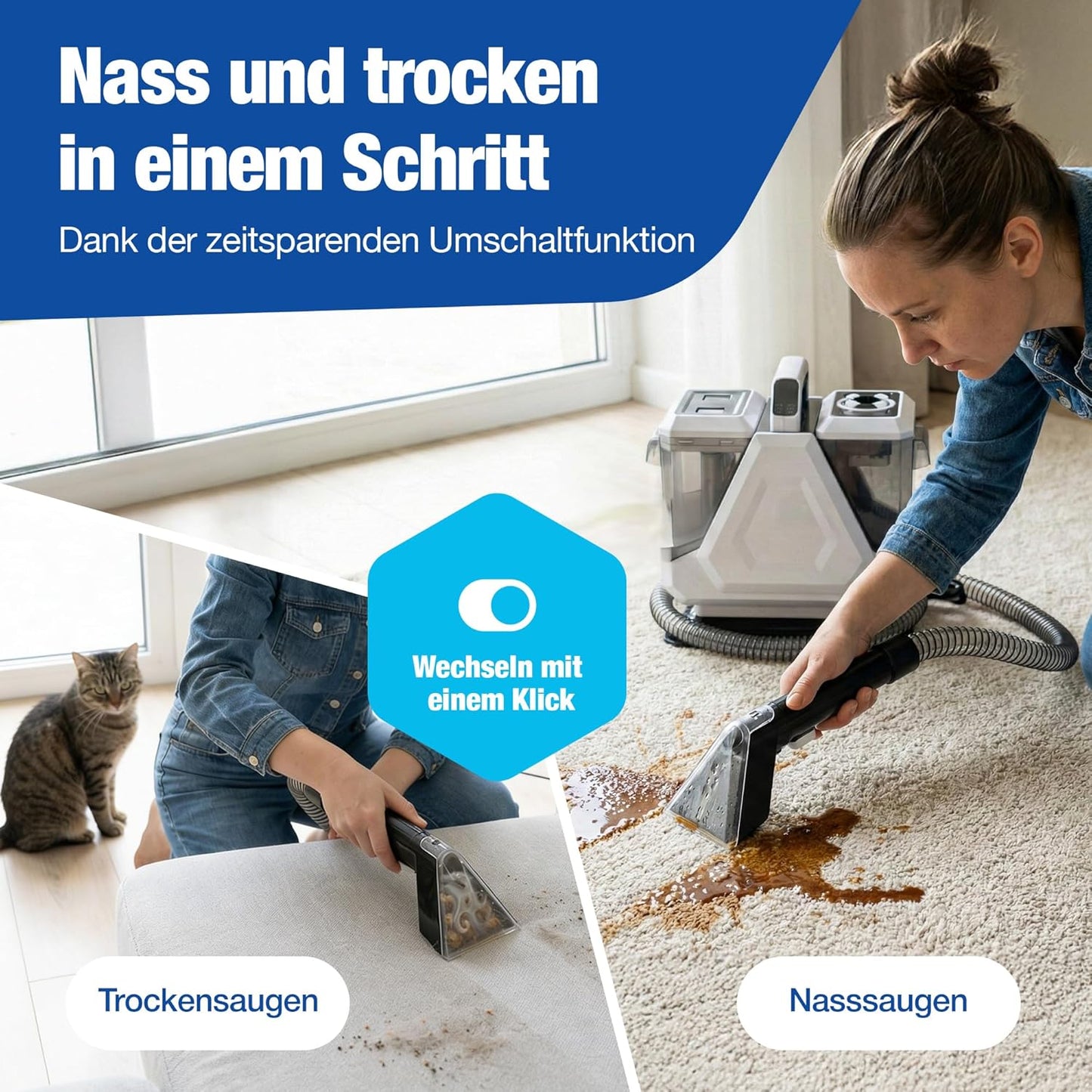 Polsterreiniger & Waschsauger, Gerät