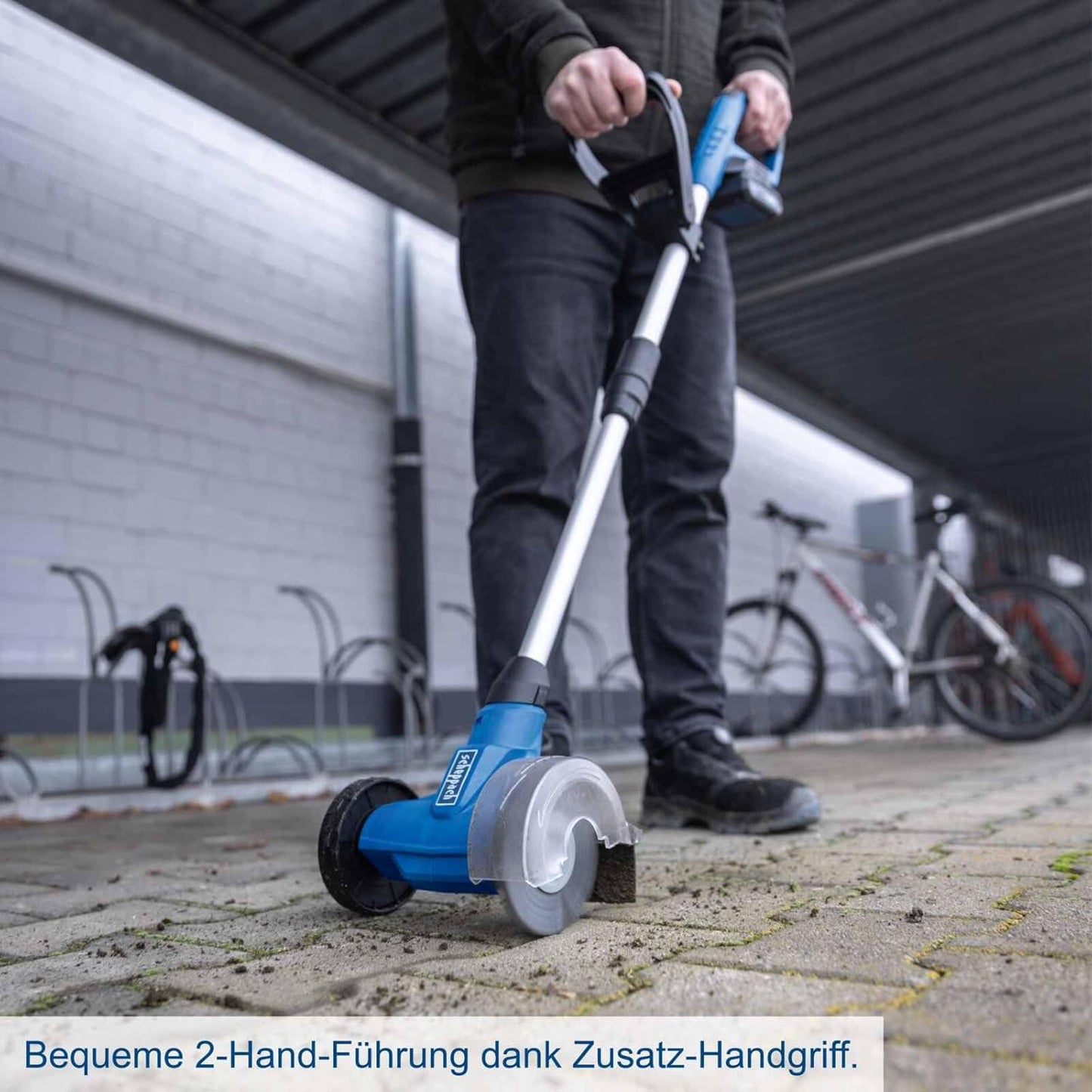Akku Unkrautbürste C-FR100-X, mit 2Ah Akku & Ladegerät