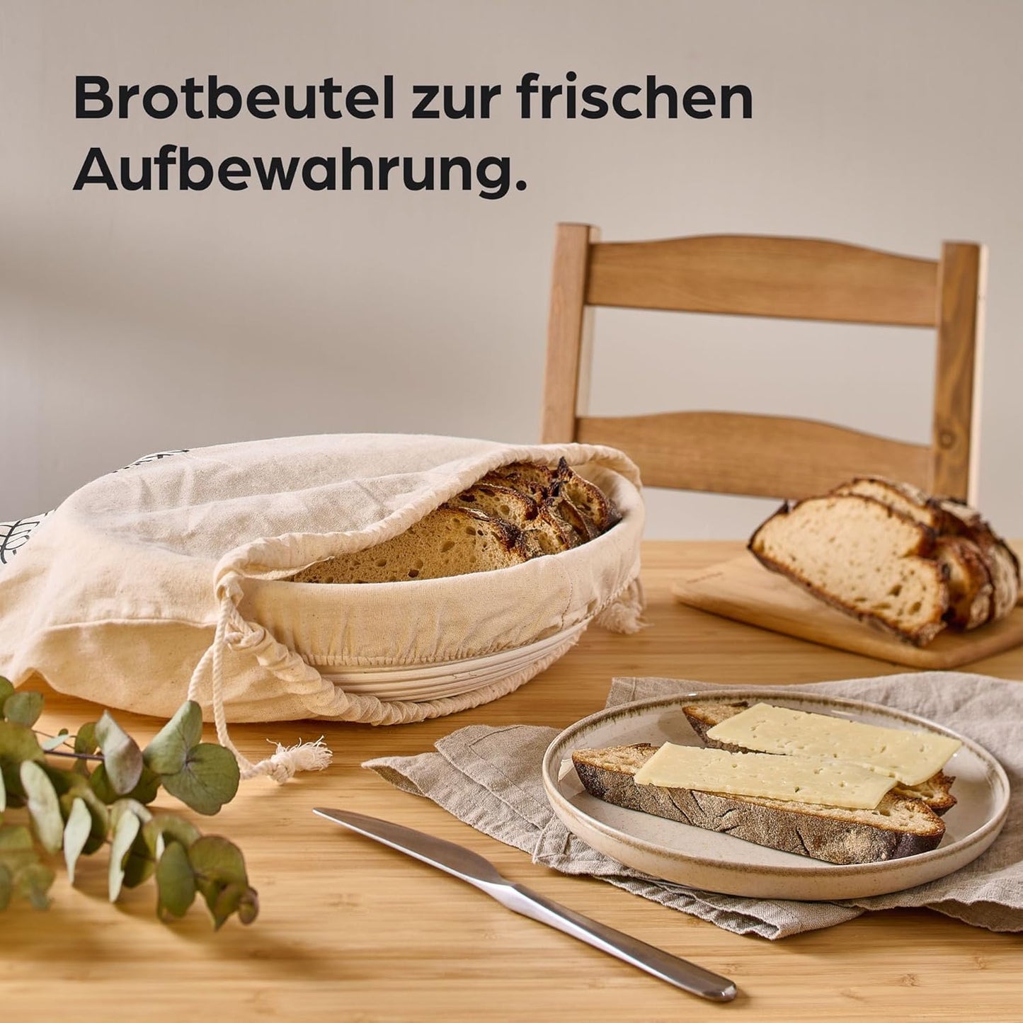 Gärkorb-Set zum Brotbacken inkl. Zubehör, 30cm