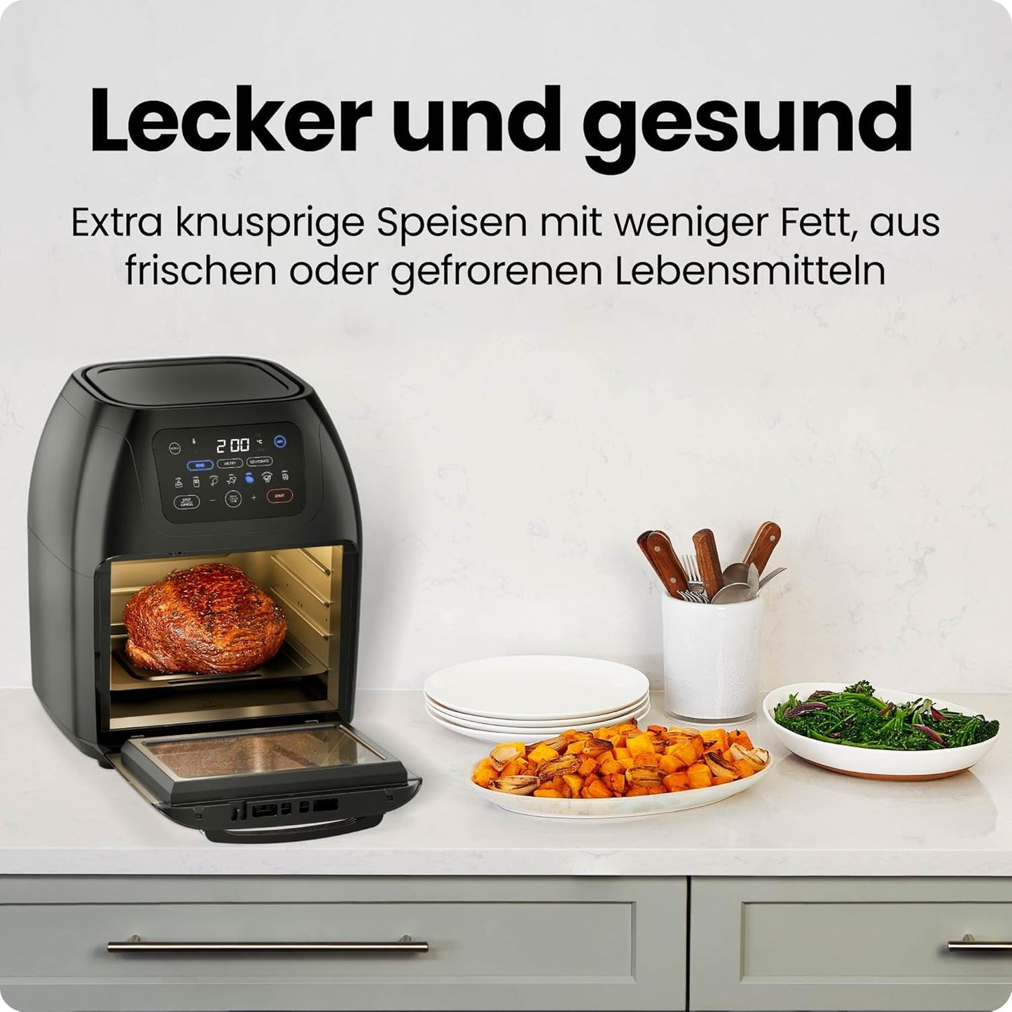 Multifunktionaler 10L-Heissluftofen, 10L