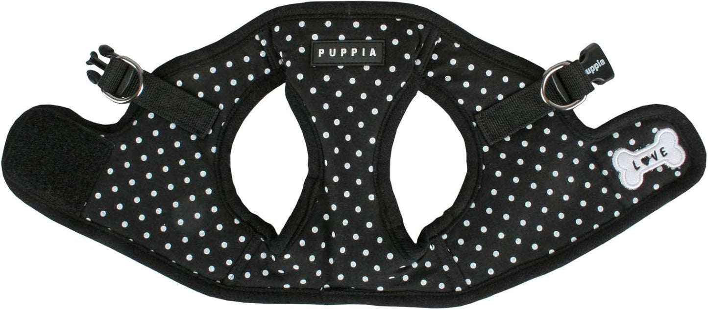 Dotty Hundegeschirr B, schwarz / mittel