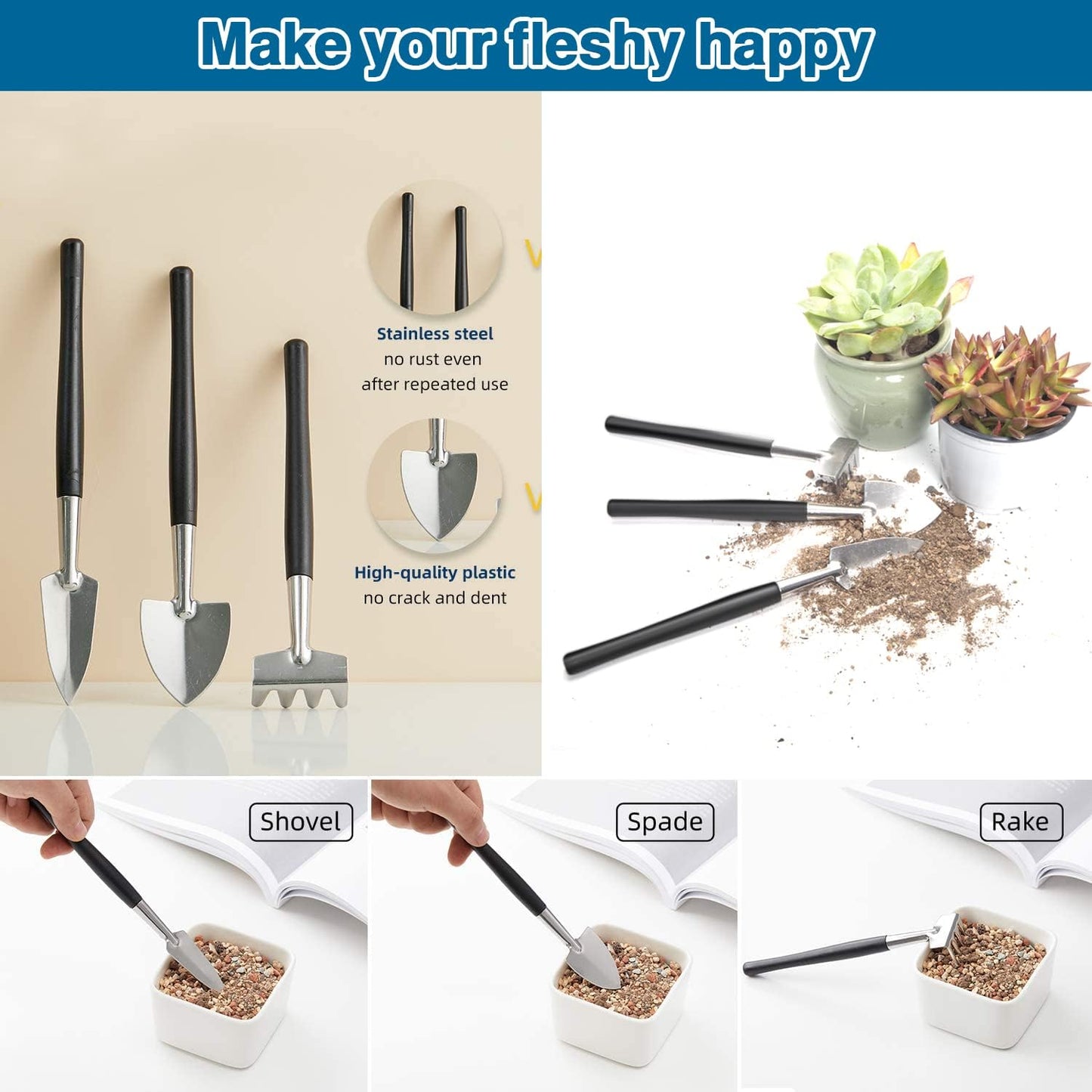 22-Teiliges Gartengeräte-Set für Bonsai-Einsteiger