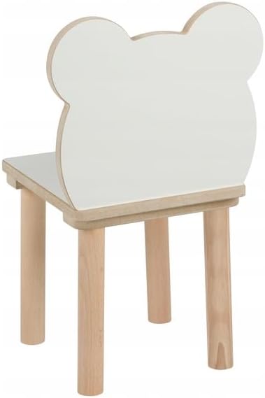 3-teiliges Kindertisch & Bärenstuhl-Set, Kids Table And Chair 2 Teddy Bear Set 50 x 70 x 47 cm