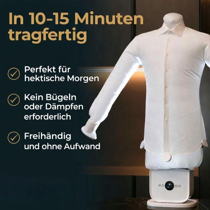 Automatische Heissluft-Bügelpuppe für Kleidung