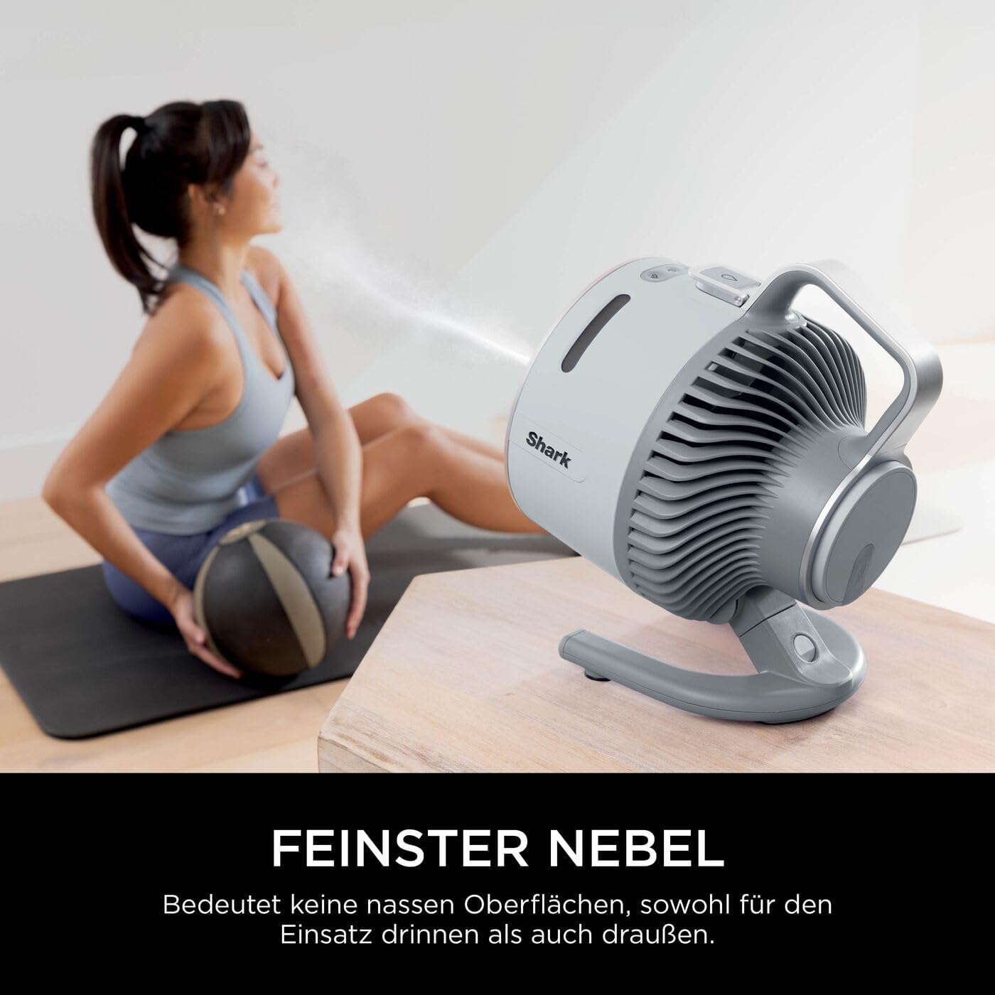 FlexBreeze HydroGo Ventilator mit Sprühnebel, FA050EUDV, Taube
