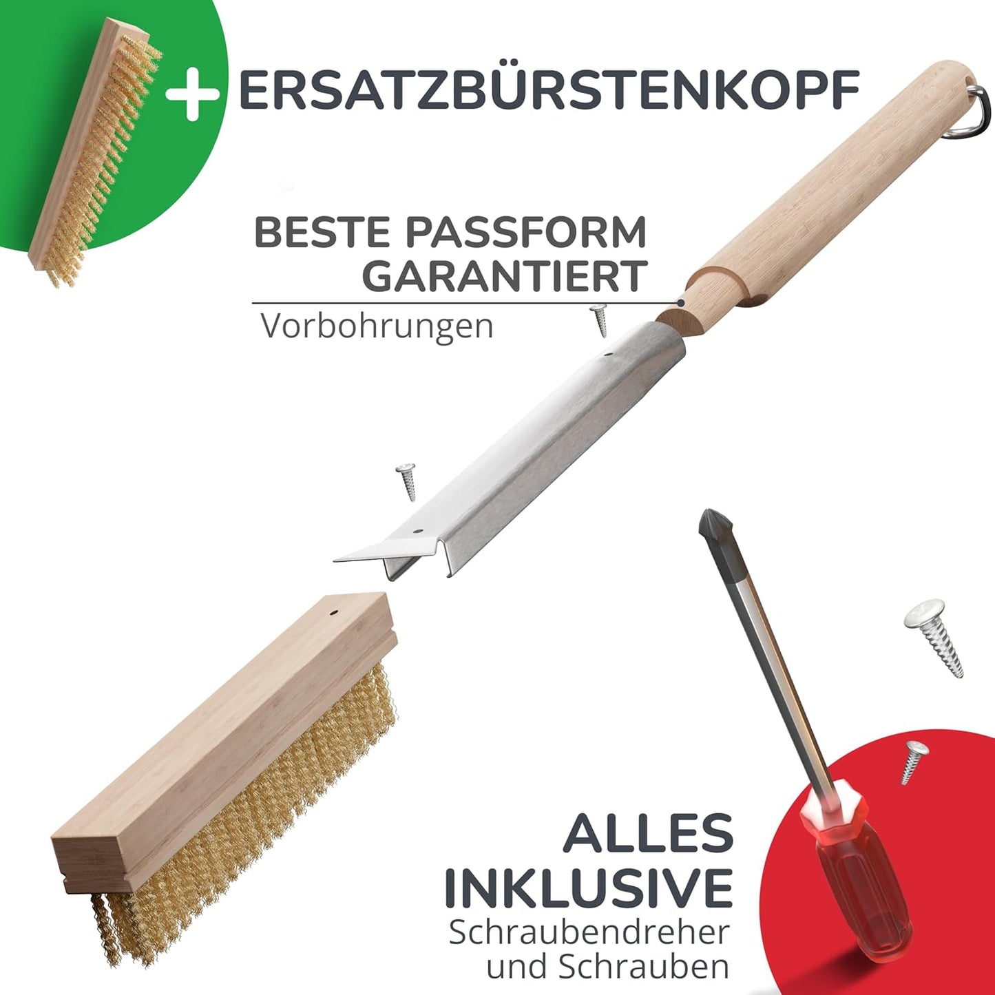 Pizzaofenbürste, 66 cm, XL
