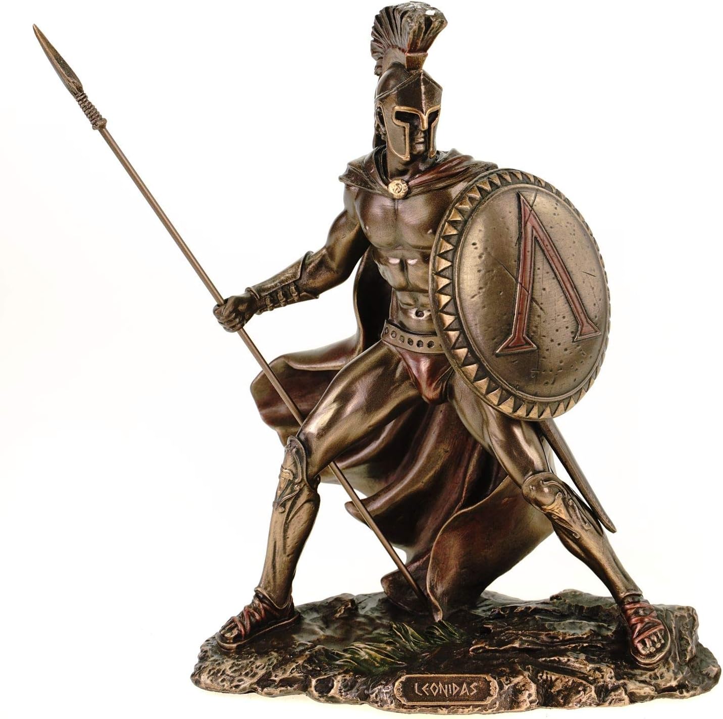 Leonidas mit Schild und Speer