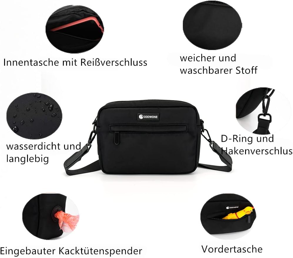 Leckerlitasche, Schwarz