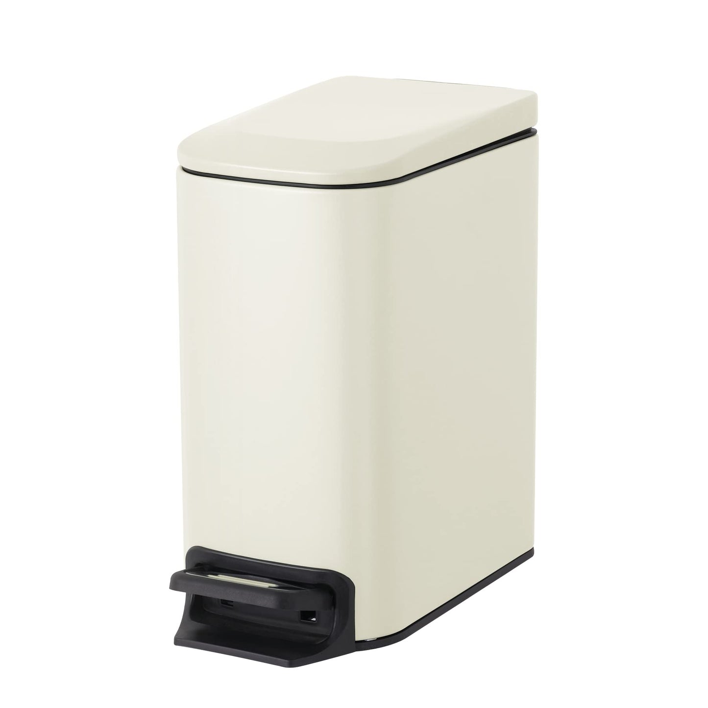Kosmetikeimer mit Soft-Close Deckel, beige