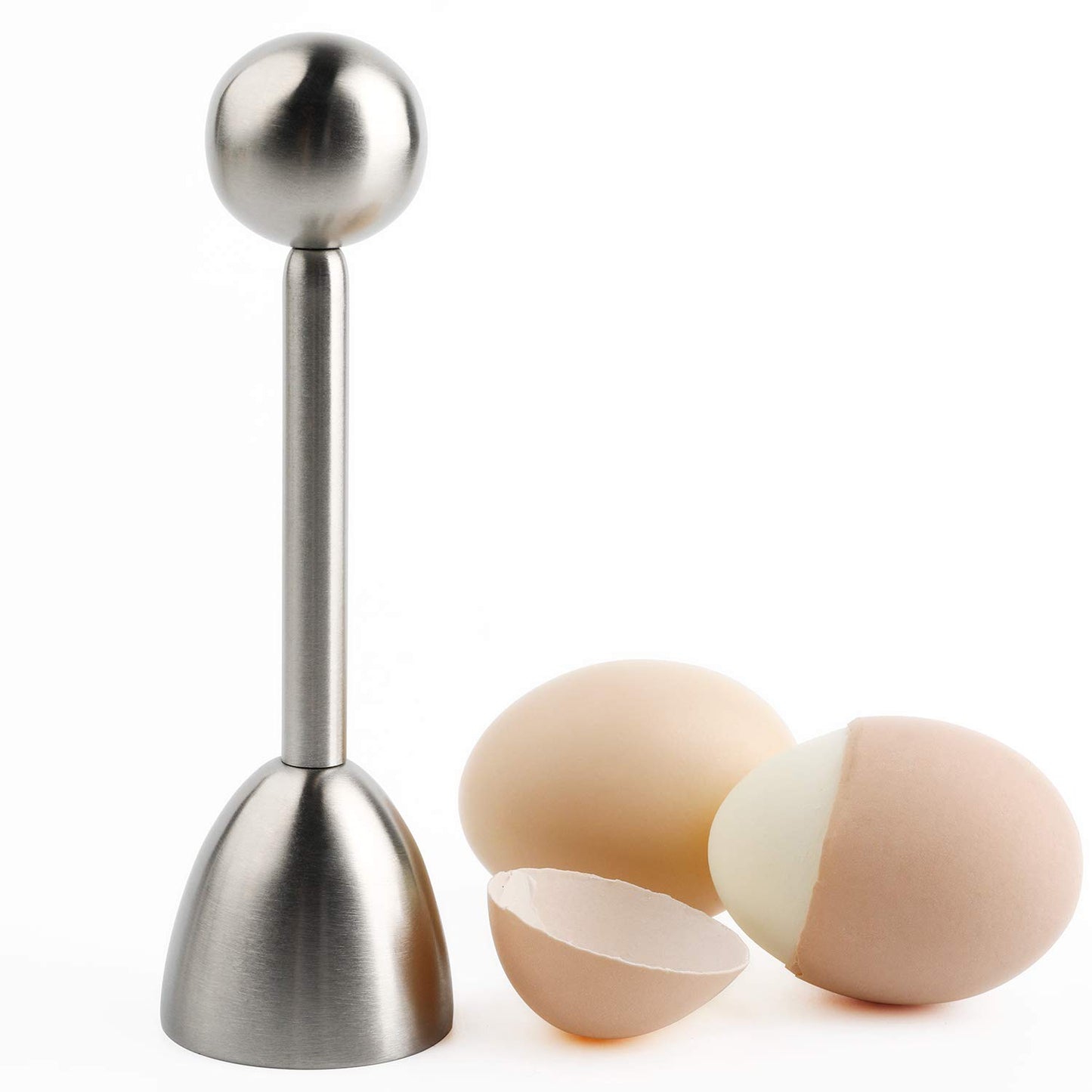 Eierköpfer Edelstahl für gekochte Eier