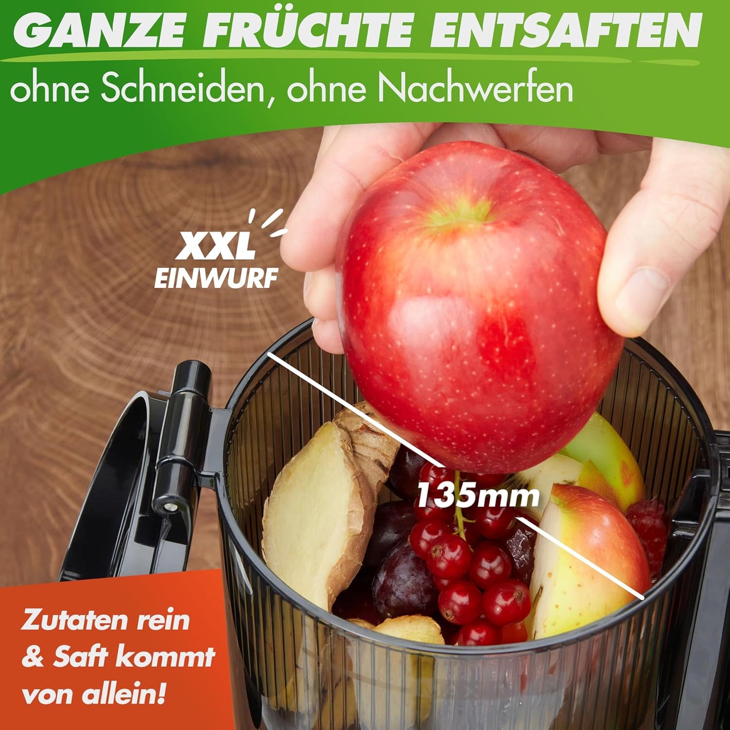 Slow Juicer, Schwarz