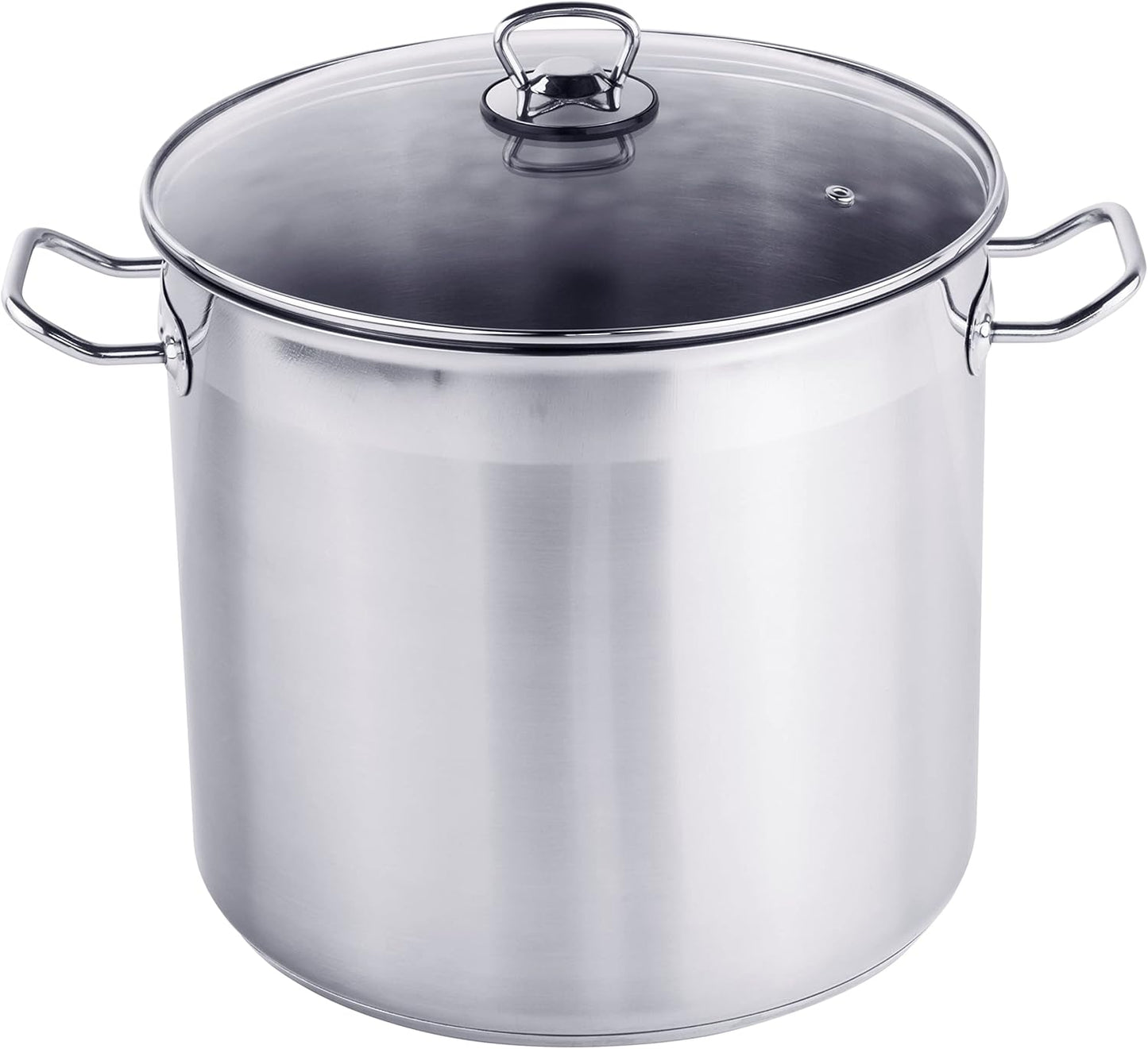 XXL Suppentopf mit Glasdeckel, 20 Liter