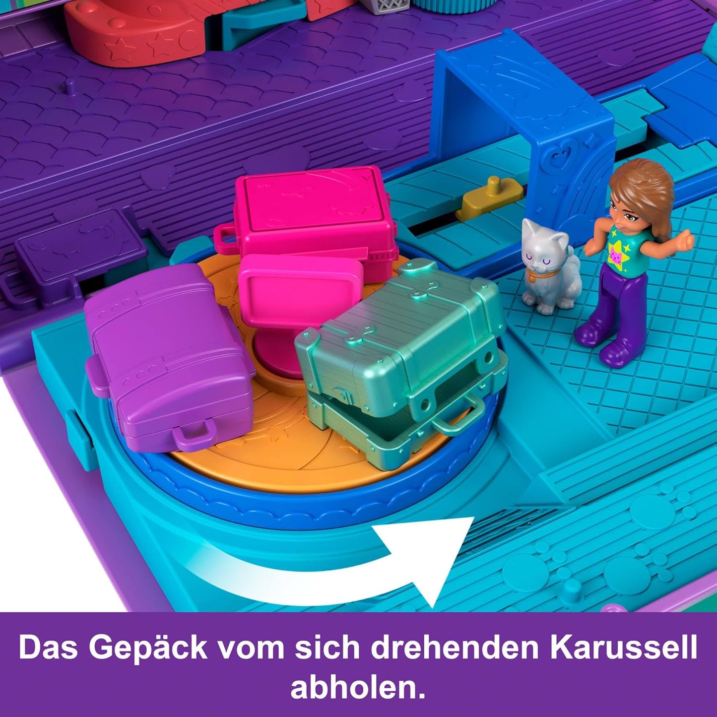 Kitty Airways Spielset, Cabrio-flugzeug für Kätzchen