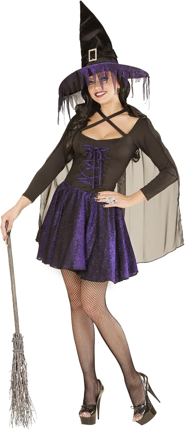 Kostüm Glimmer Hexe, S Lila