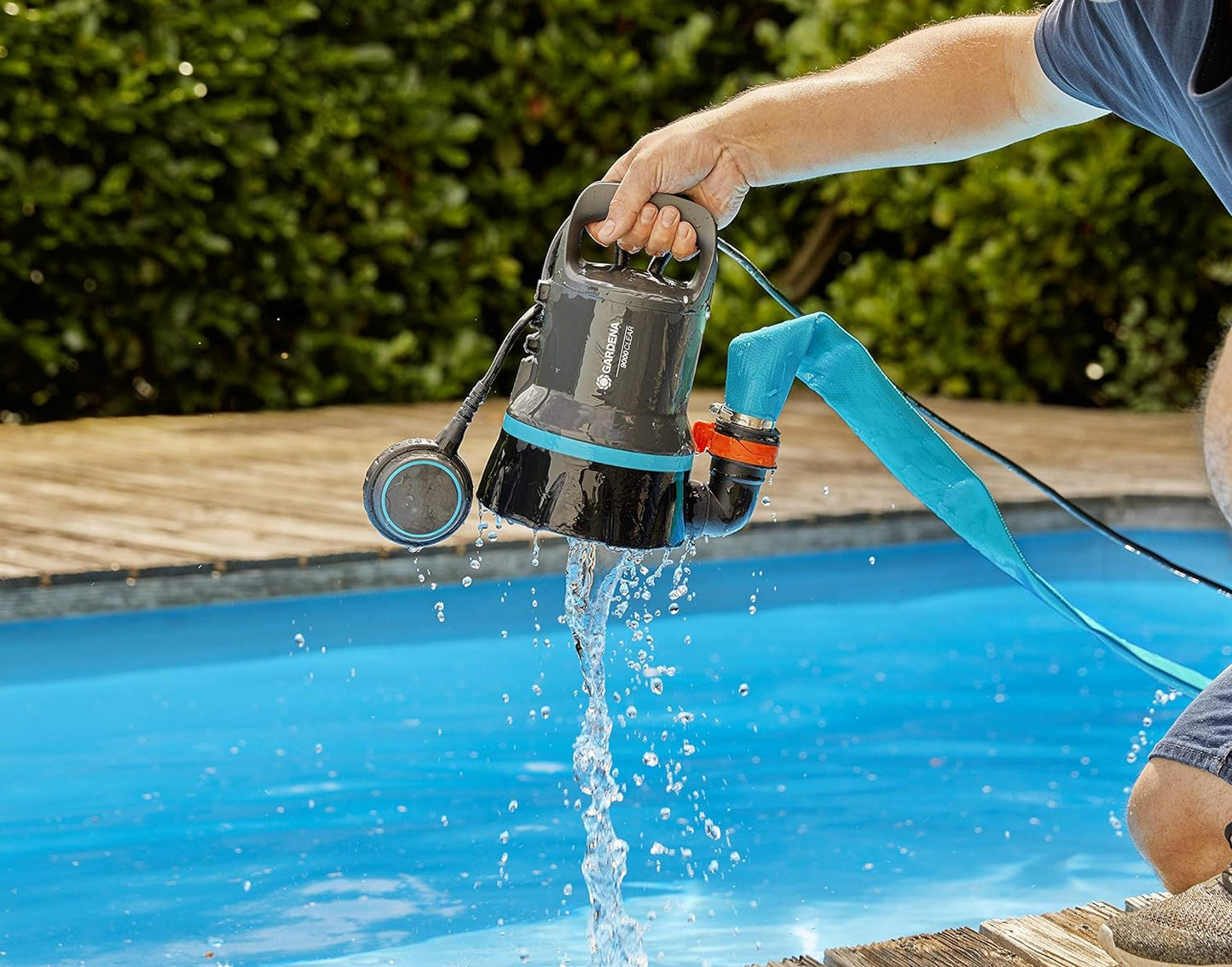 09030-20 Tauchpumpe 9000, bis zu 9.000 l/h - Schwimmerschalter