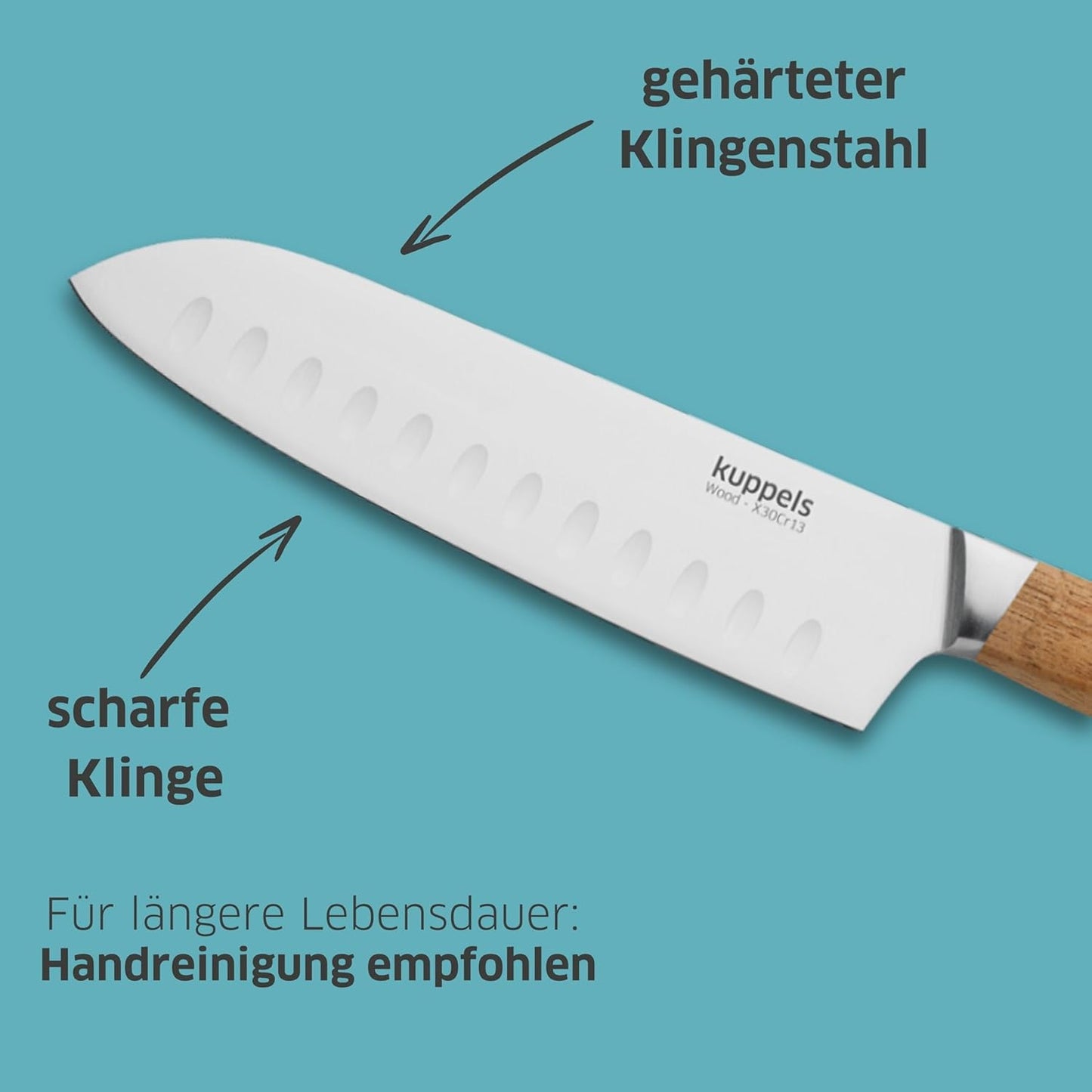 Wood Santokumesser, Santokumesser