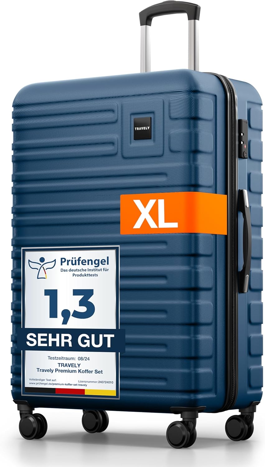 Hartschalenkoffer, XL Tiefseeblau