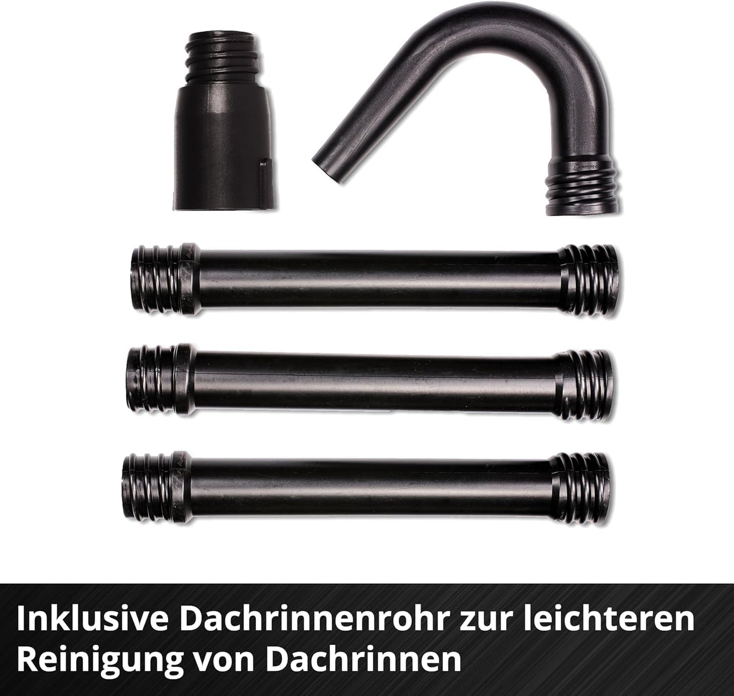 Akku-Laubbläser mit Dachrinnen-Set (ohne Akku), ohne Akku und Ladegerät