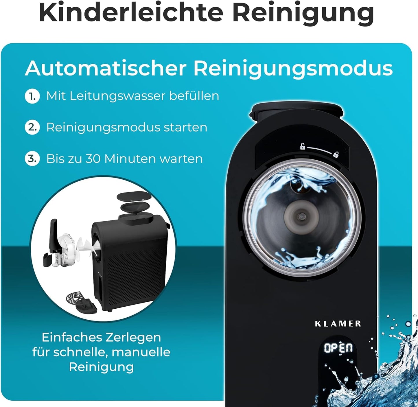 Softeismaschine mit 7 Programmen und Rezeptbuch, 1,5L Schwarz 7in1