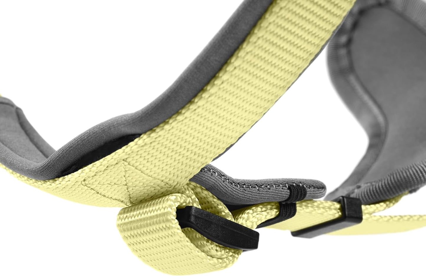 Hundegeschirr mit Neoprenpolsterung, matcha/grau Large