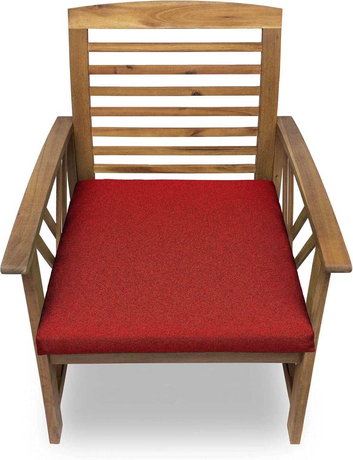 Stuhlkissen Set für Gartenstühle (4er Set), Dunkelrot 4er Set 40x40x5
