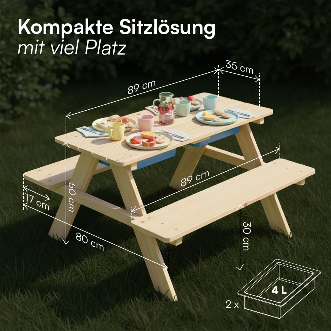 Kindersitzgruppe mit 2 Wannen, mit 2 Wannen