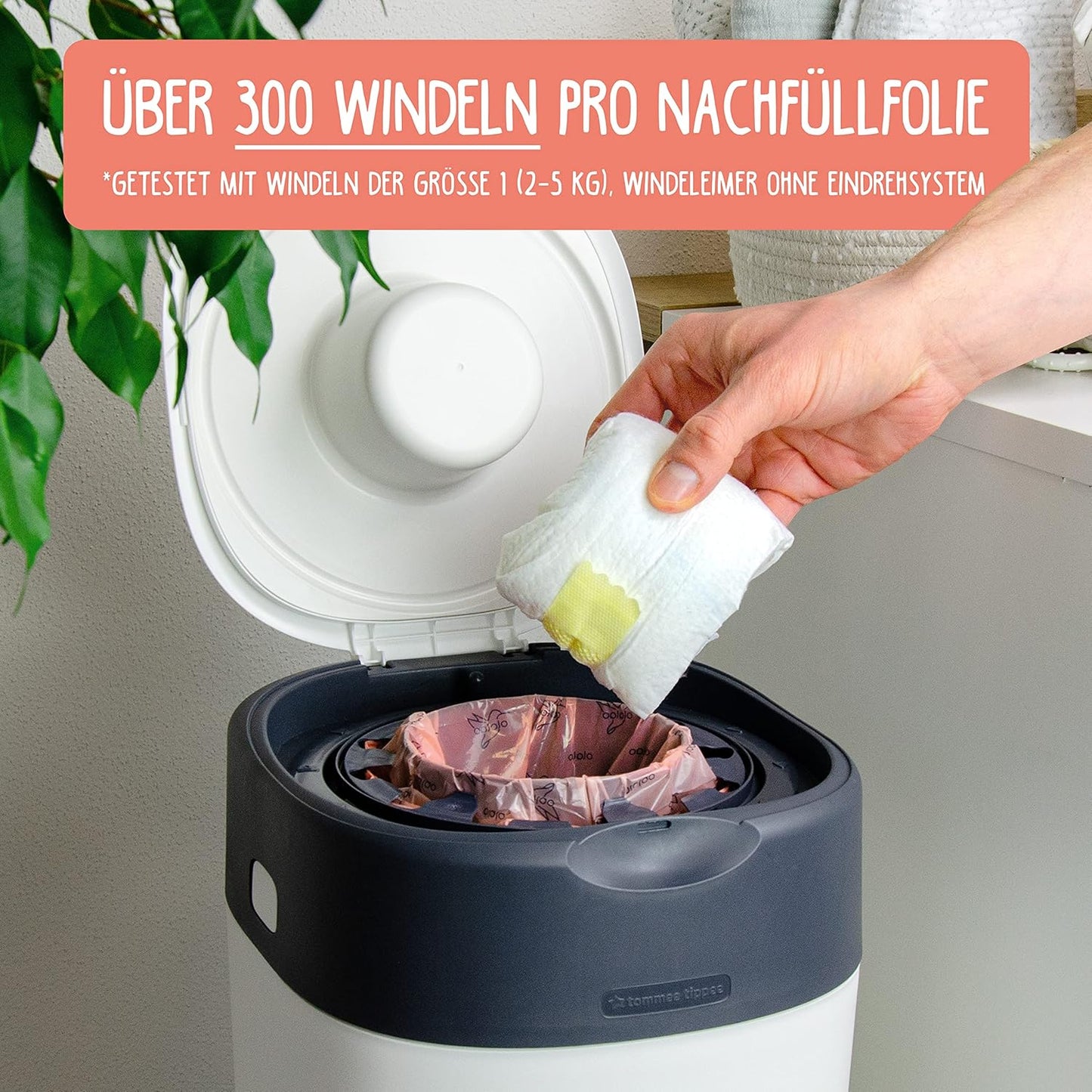 16er-Pack Nachfüllfolie für Windeleimer, 1 stück (16er Pack)