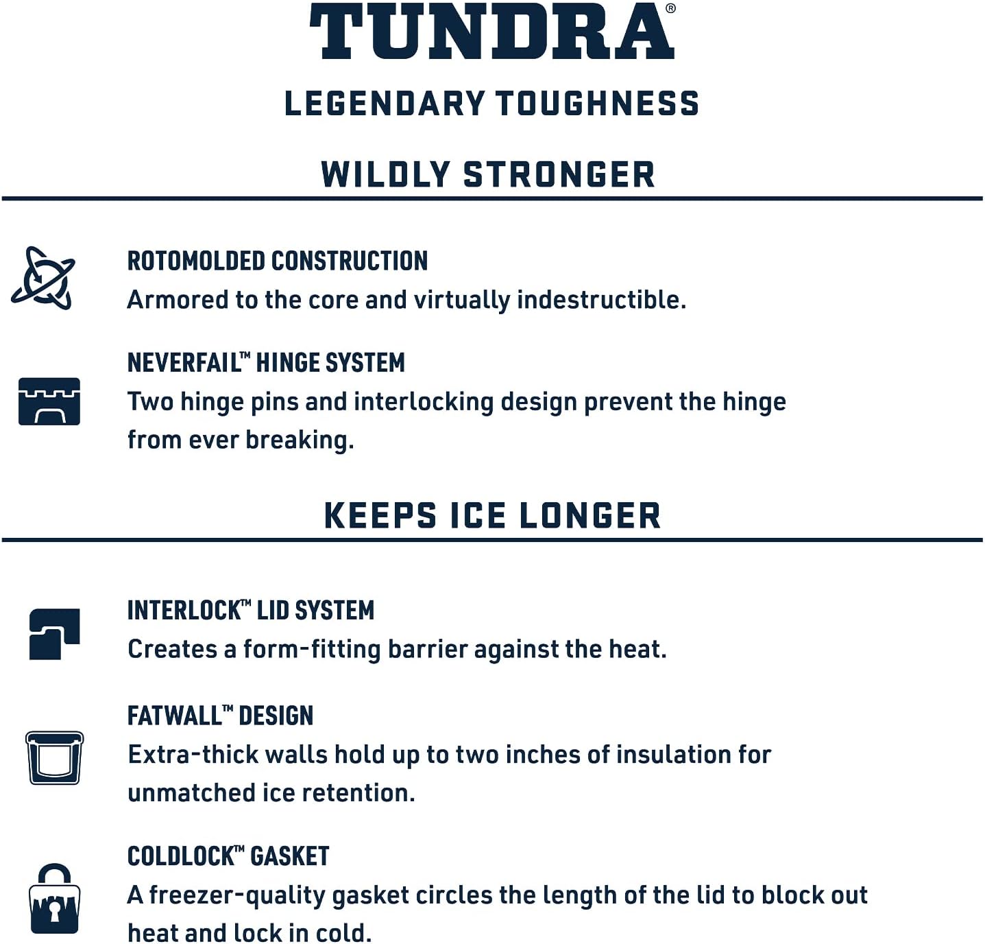 Tundra 65 Kühlebox, Rot - Rescue Red