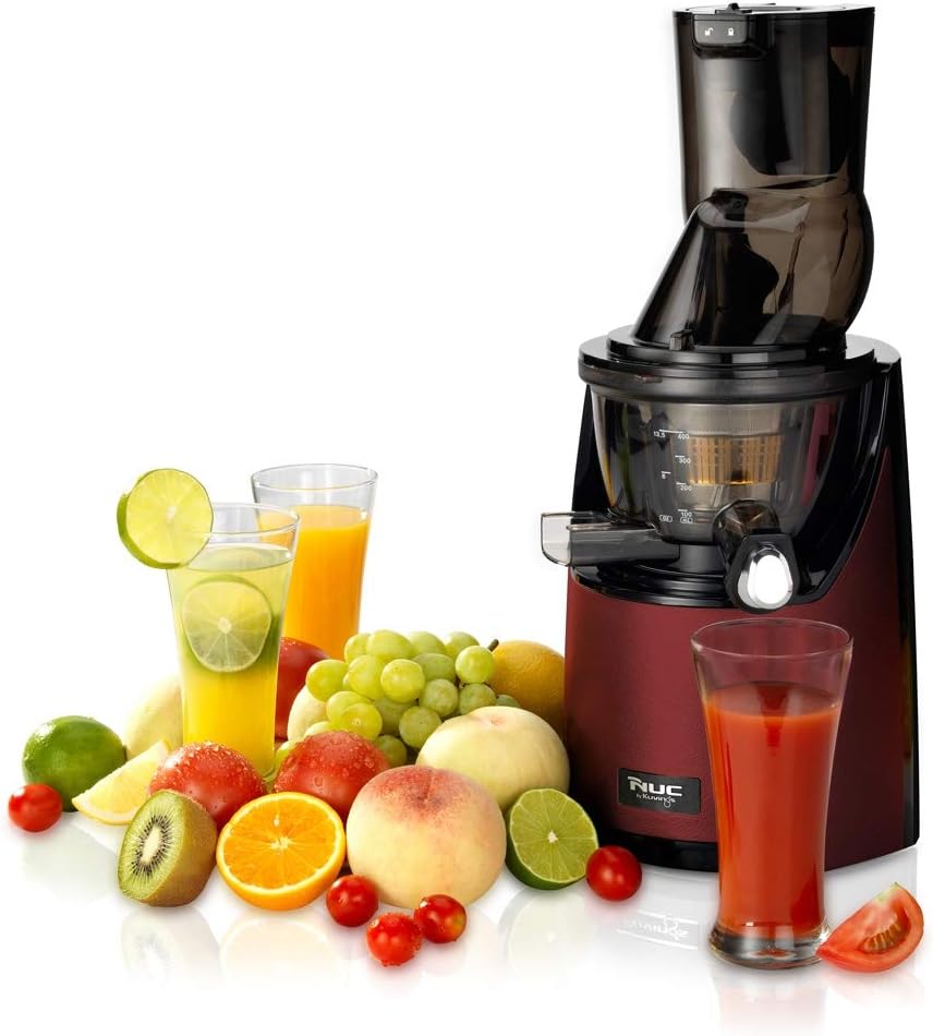 Whole Slow Juicer EVO820, Matt Dark Red