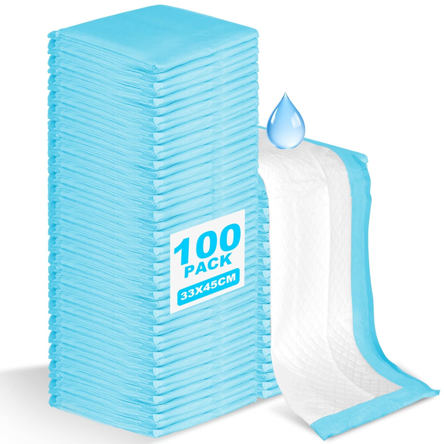 Einweg-Wickelunterlagen, 100 Stück, 100pcs-33x45