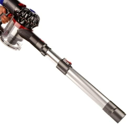 Verstellbares Teleskoprohr für Dyson V7-V11 Akkusauger, 1 Stück Silbernes Verstellbares Teleskoprohr