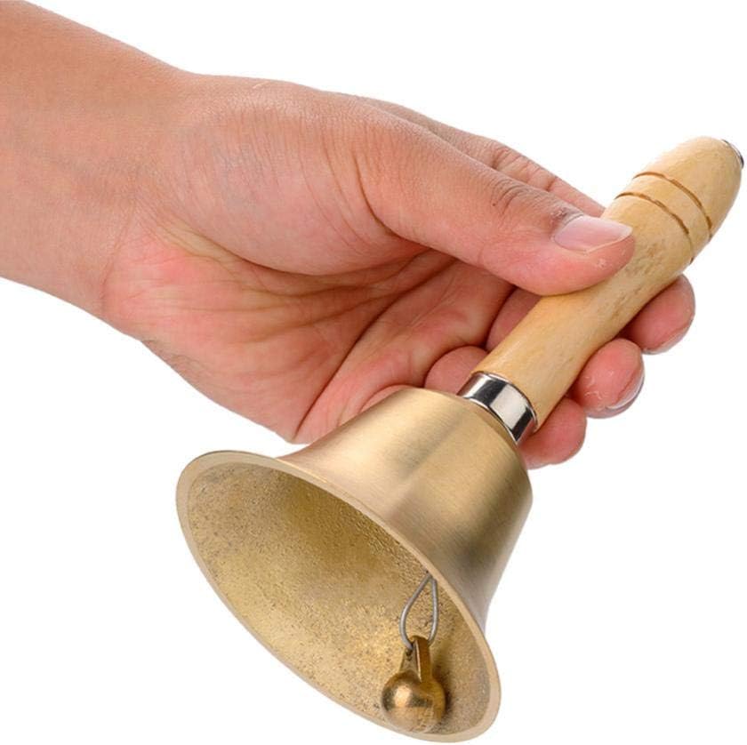 Klassische Handglocke mit Holzgriff für Kinder