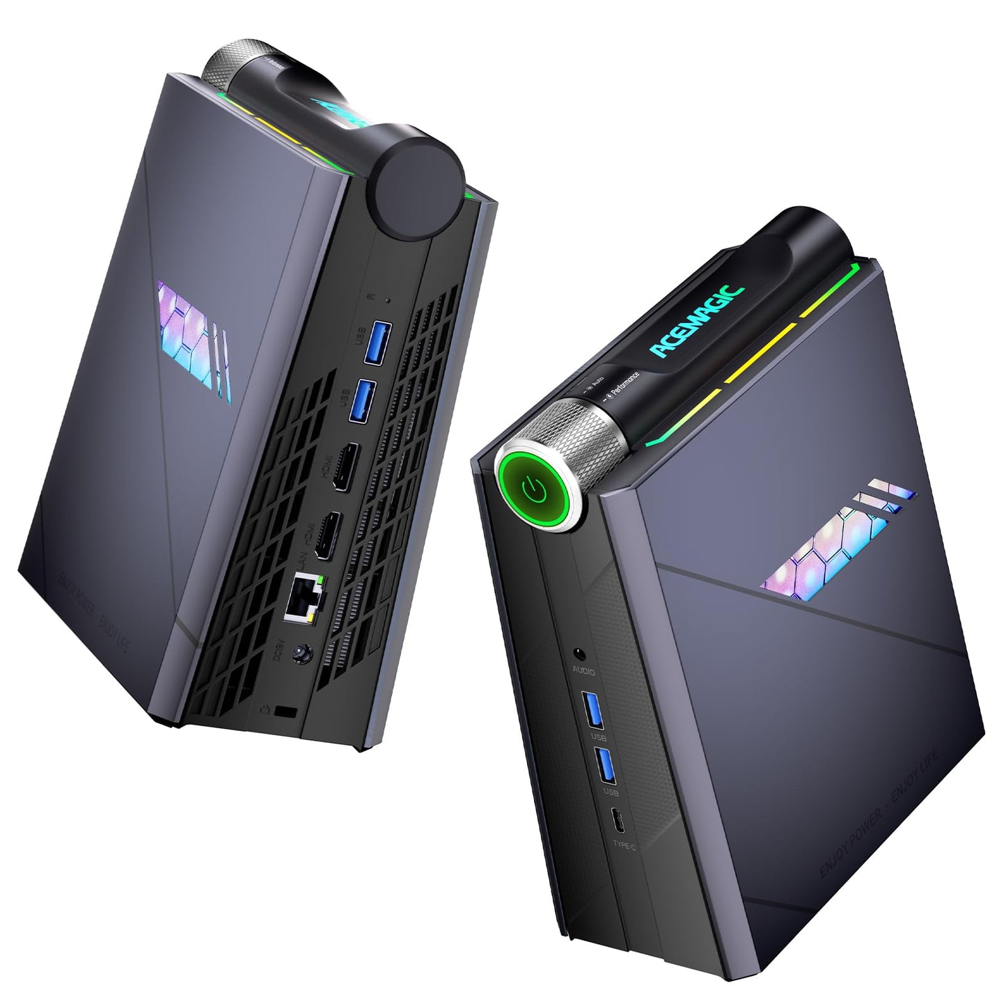 AD08 Mini PC Core i9 11900H Micro Desktop Computer