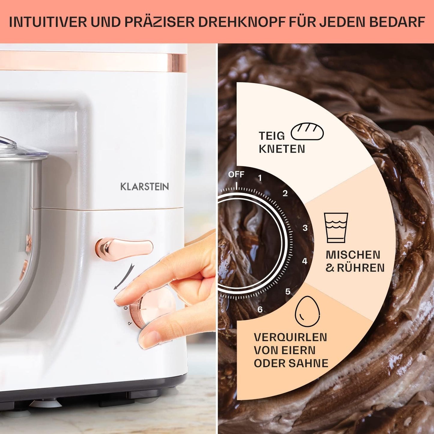 Küchenmaschine mit Planetenrührwerk
