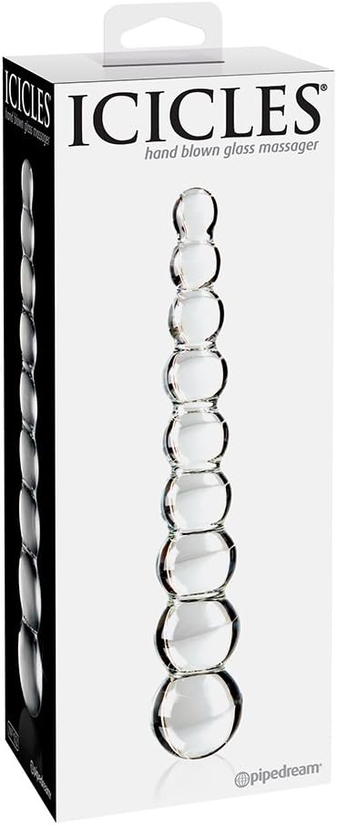 Icicles No. 2 Glas-Dildo, Einzigartig