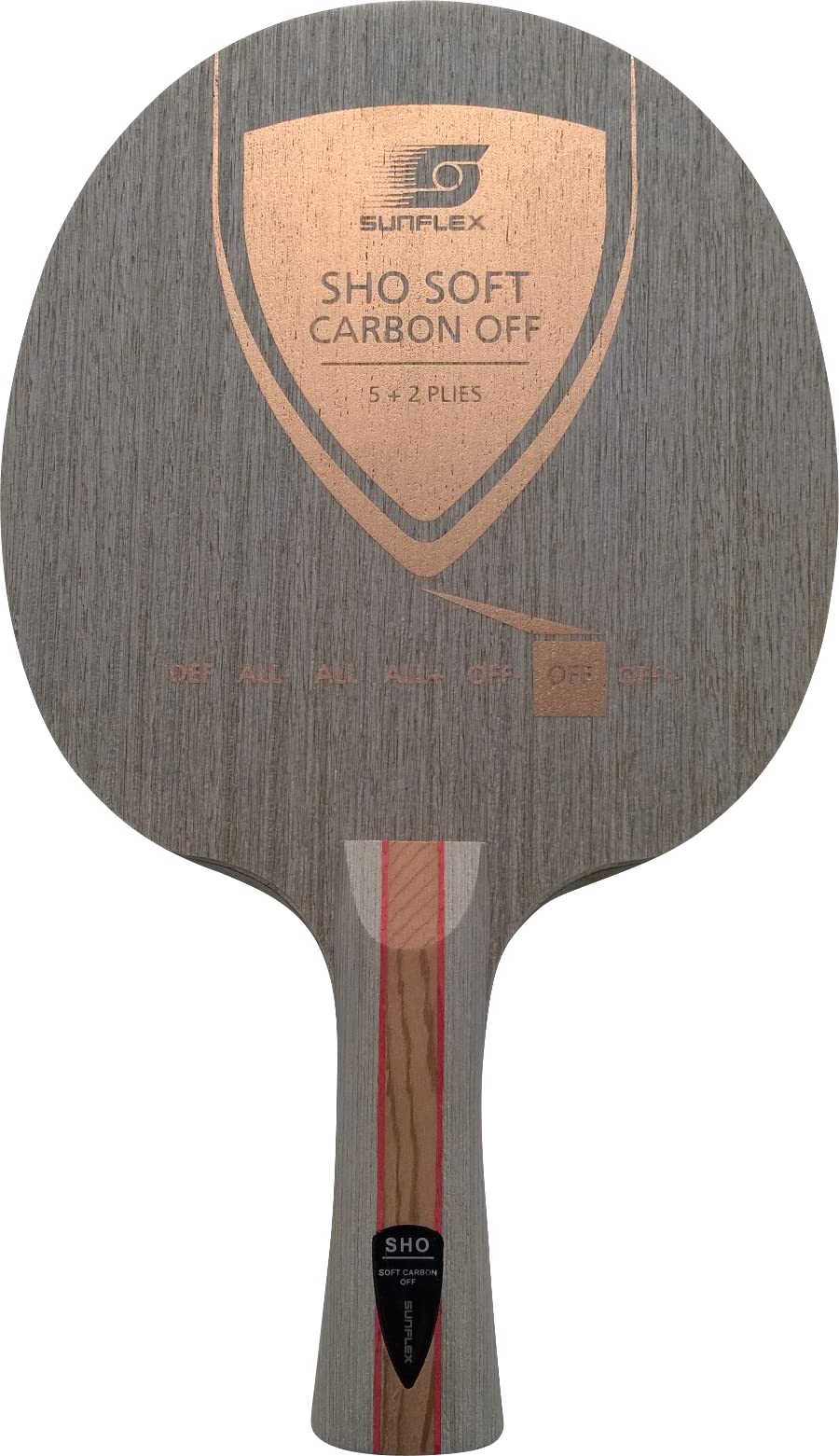 Tischtennisholz SHO Soft Carbon Off, konkav