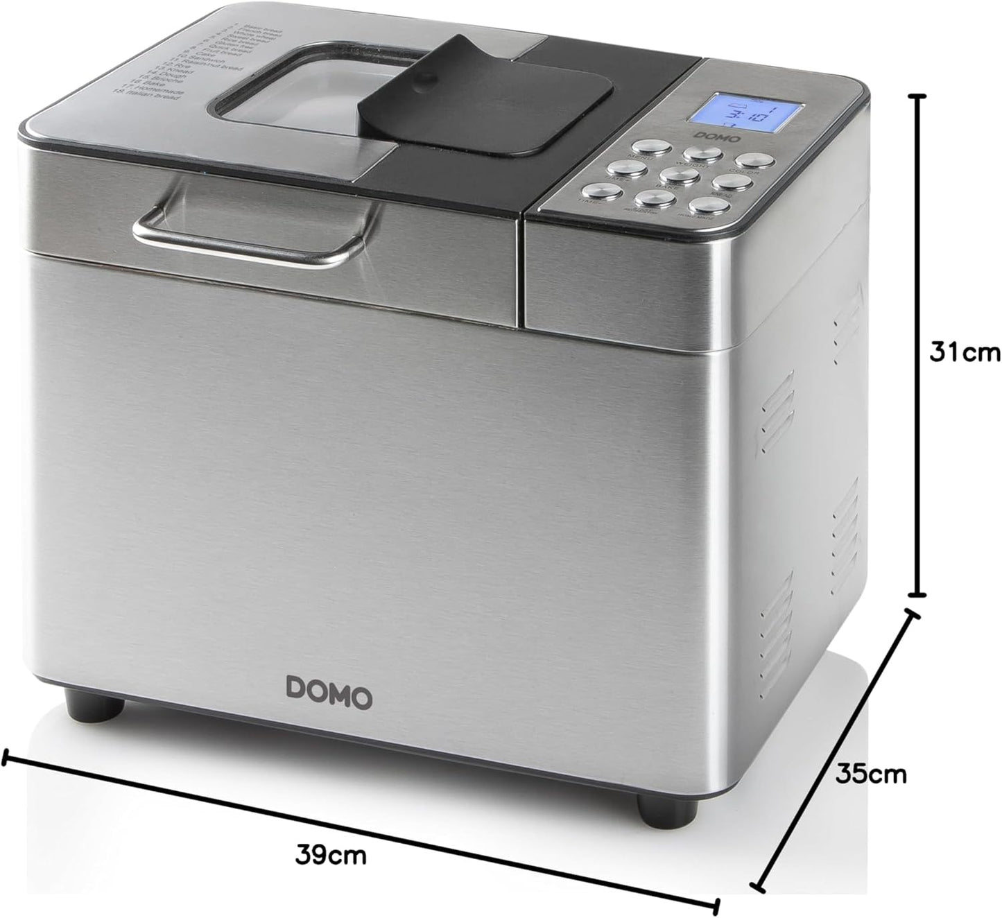 Brotbackautomat B3971 mit 18 Programmen