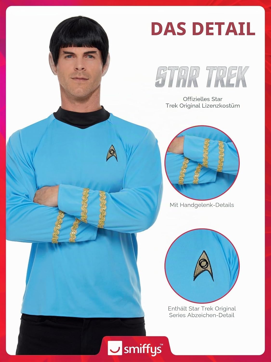 Star Trek: Uniform Medical, Medium (Chest 38-40)