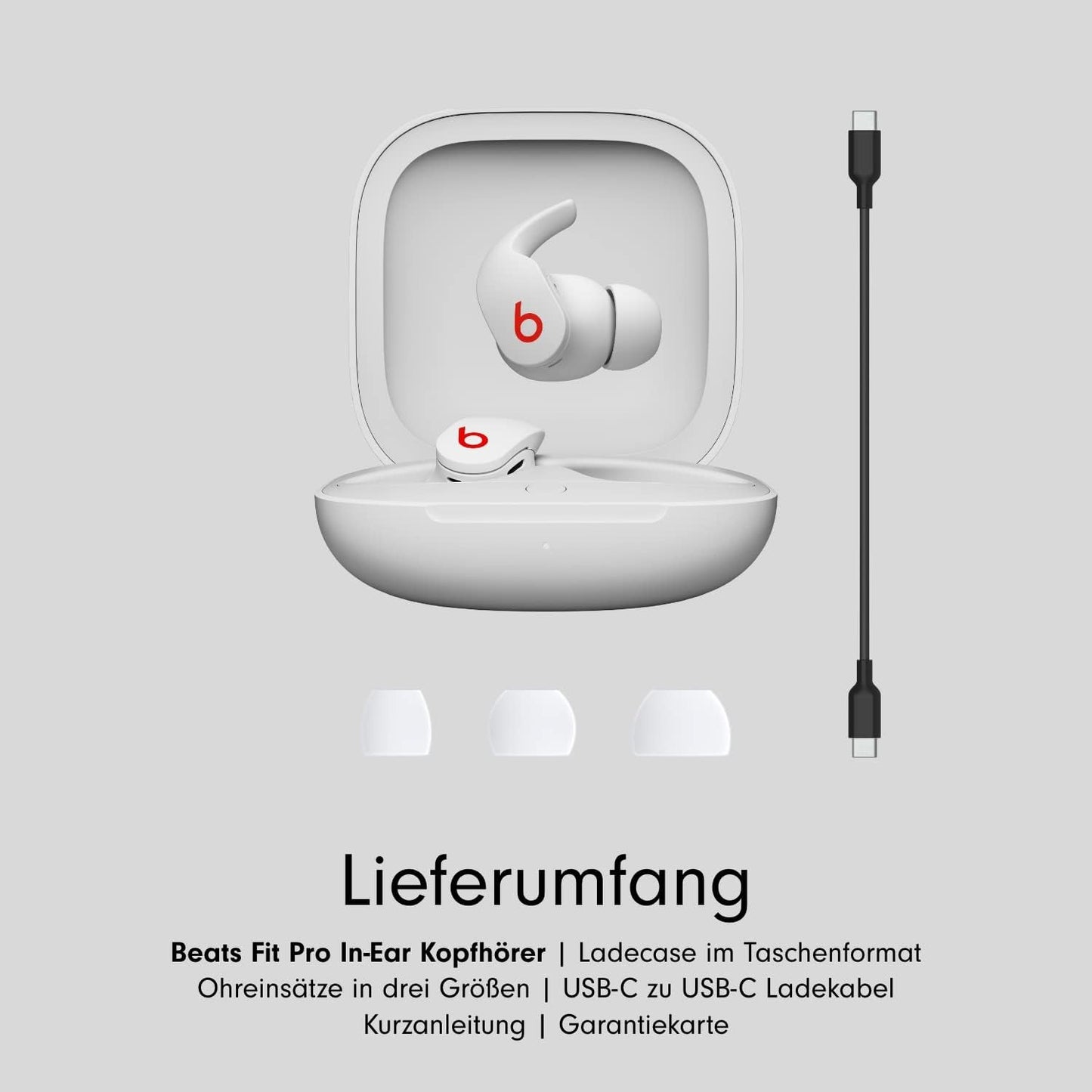 Fit Pro In-Ear Kopfhörer mit Noise-Cancelling, Weiß Fit Pro