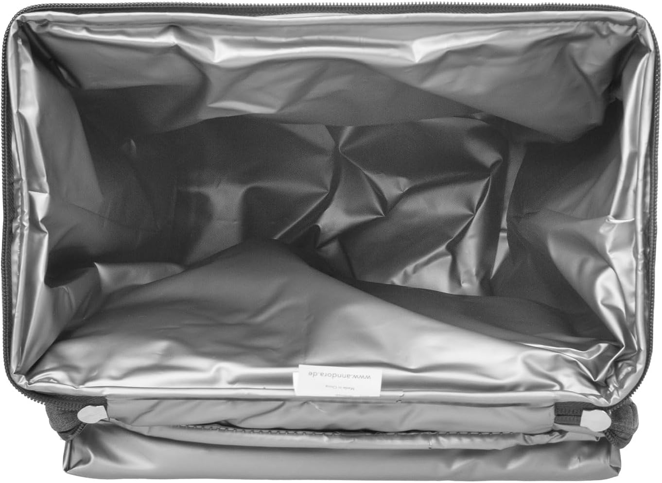 Kühlrucksack, 28 Liter - hellgrau meliert