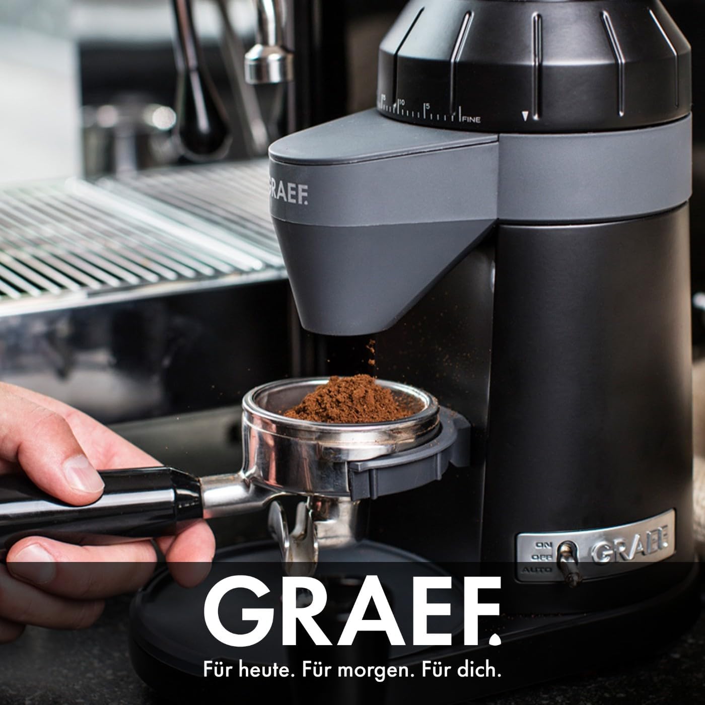 Elektrische Kaffeemühle CM 802 mit Edelstahl-Kegelmahlwerk